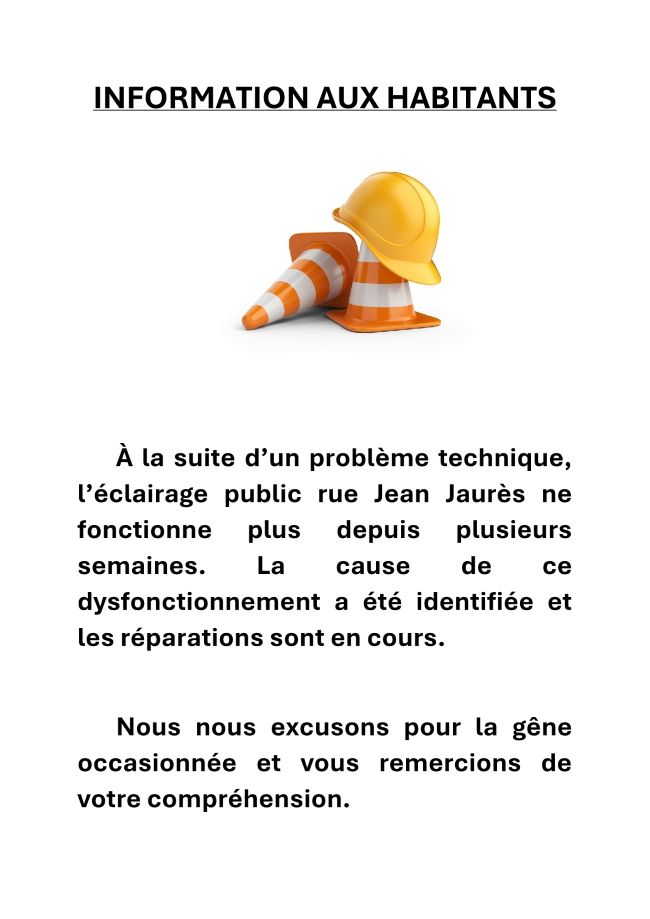 INFORMATION HABITANTS