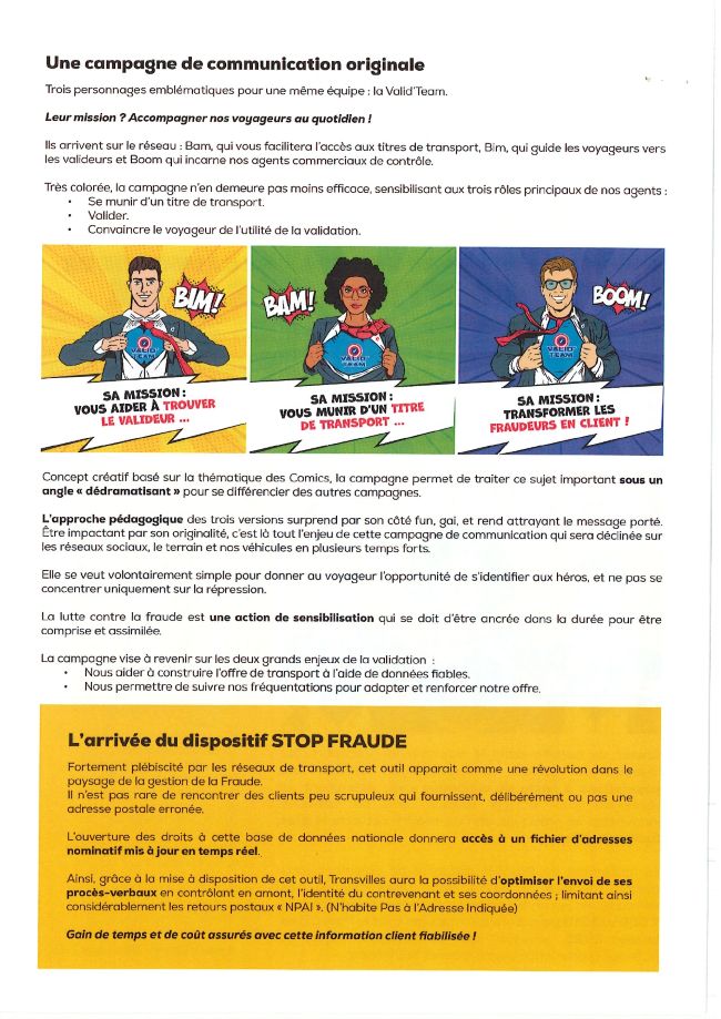 communiqué de presse transvilles