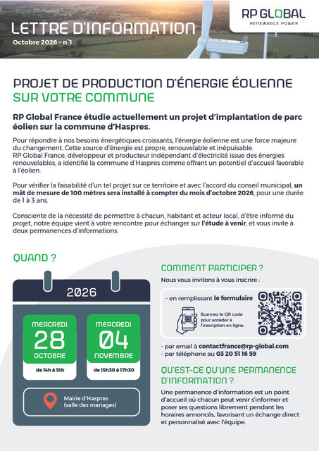 Projet éolion RP GLOBAL p1