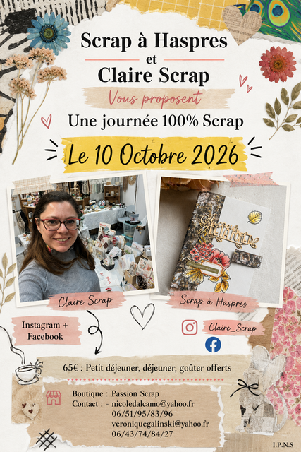 Affiche Scrap 10 octobre